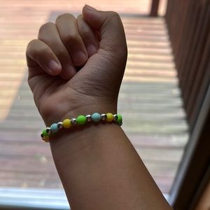 It’s yellow cyan and green Also sliver